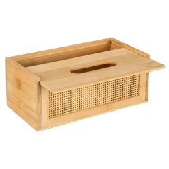 Kosmetiktuchbox 'Allegre' Bambus/Rattan 25 x 13 x 10 cm