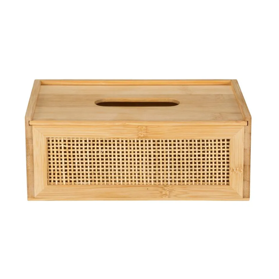 Kosmetiktuchbox 'Allegre' Bambus/Rattan 25 x 13 x 10 cm
