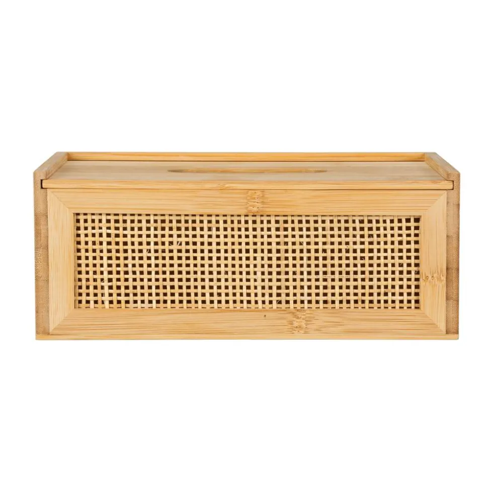 Kosmetiktuchbox 'Allegre' Bambus/Rattan 25 x 13 x 10 cm