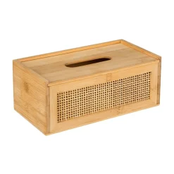 Kosmetiktuchbox 'Allegre' Bambus/Rattan 25 x 13 x 10 cm