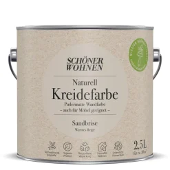 Kreidefarbe Naturell 'Sandbrise' beige matt 2,5 l