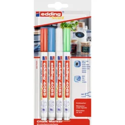Kreidemarker 'e-4085' mehrfarbig 4er-Set