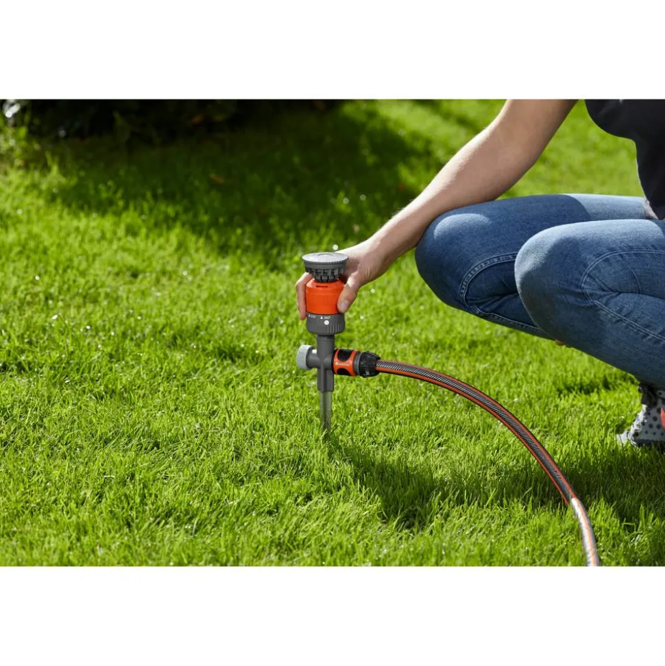 Kreisregner 'Comfort Vario' grau 25-225 m² auf Spike