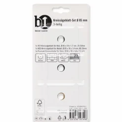 Kreissägeblatt-Set Ø 85 mm 3-teilig