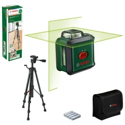 Kreuzlinienlaser-Set 'UniversalLevel 360' mit Stativ und Tasche