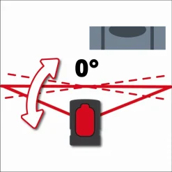Kreuzlinienlaser 'TC-LL 2 G' mit Tasche
