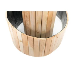 Kräuterspirale 'Luise' Holz natur 400 x 55 x 74 cm