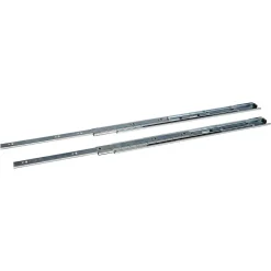 Kugelauszüge Metall silbern 50 cm 2 Stück ohne Dämpfung