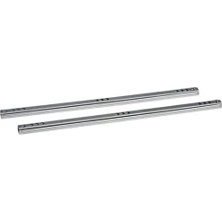 Kugelauszüge Metall silbern 2 Stück 310 mm