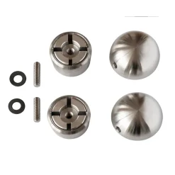 Kugelgelenk 'E83' für Metallhandlauf Edelstahl