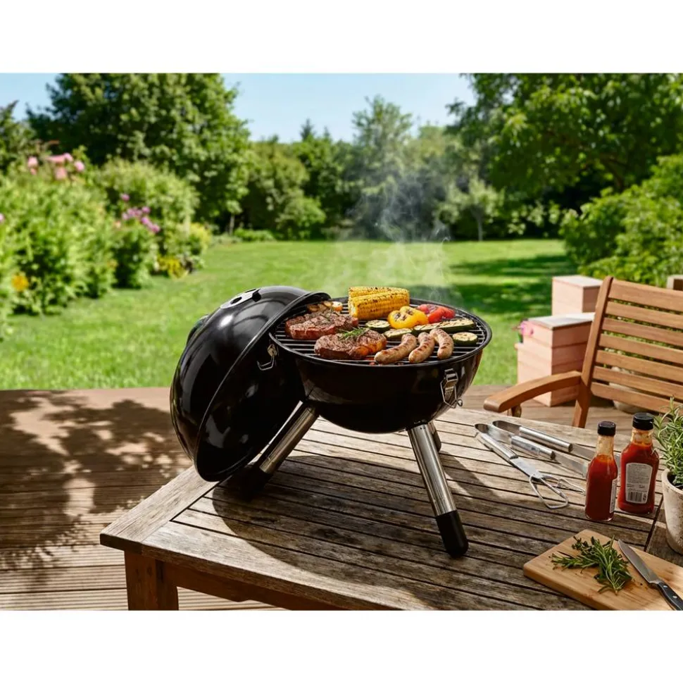 Kugelgrill schwarz Ø 29,5 x 37 cm
