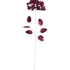 Kunstblumen-Zweig dunkelrot 69 cm