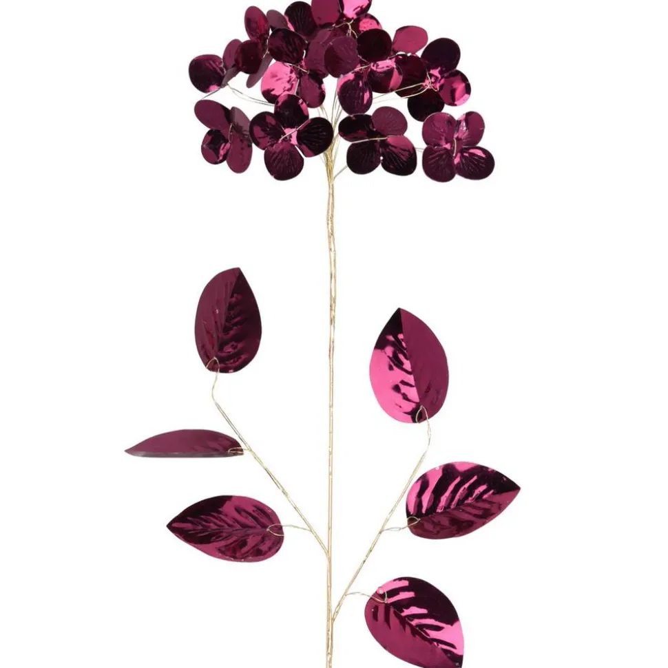 Kunstblumen-Zweig dunkelrot 69 cm