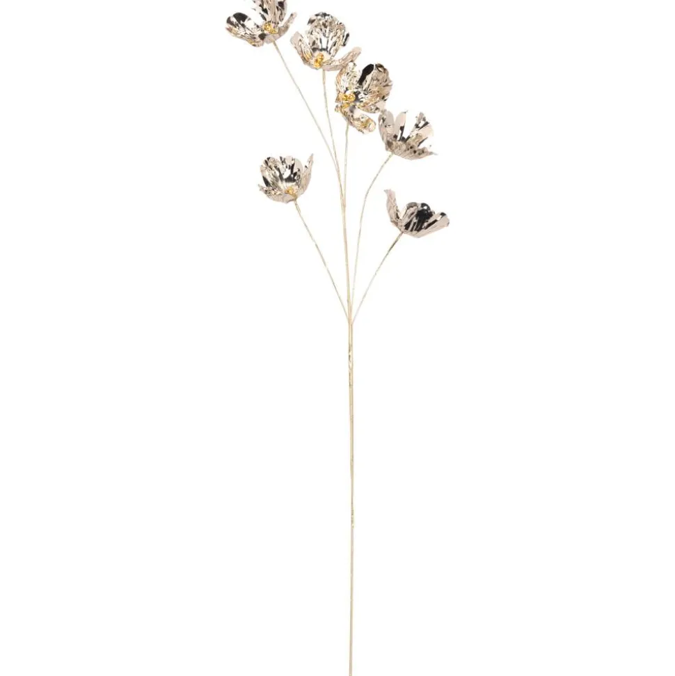Kunstblumen-Zweig goldfarben 69 cm