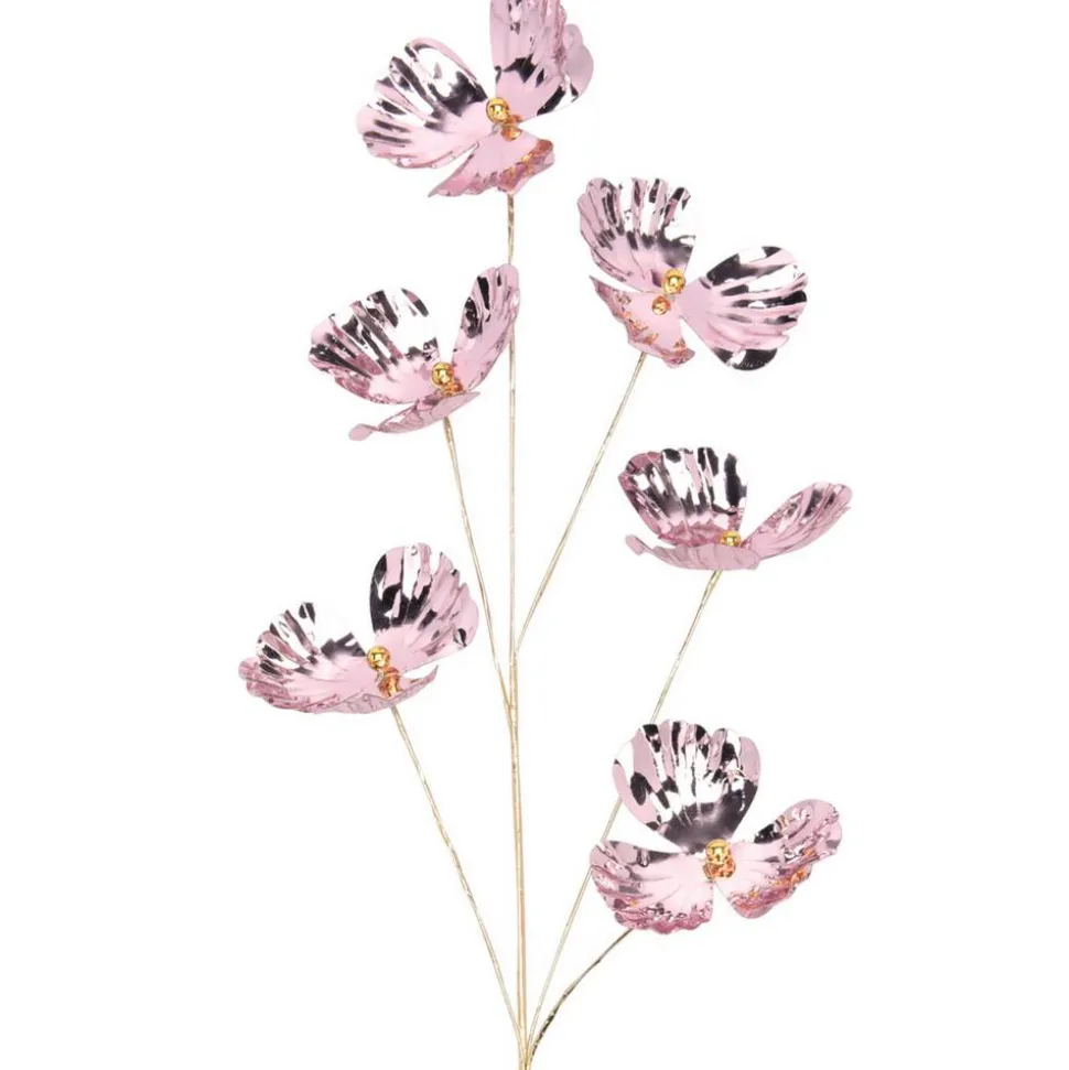 Kunstblumen-Zweig rosa 69 cm