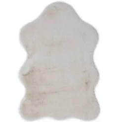 Kunstfell 'Cingoli' beige 55 x 80 cm