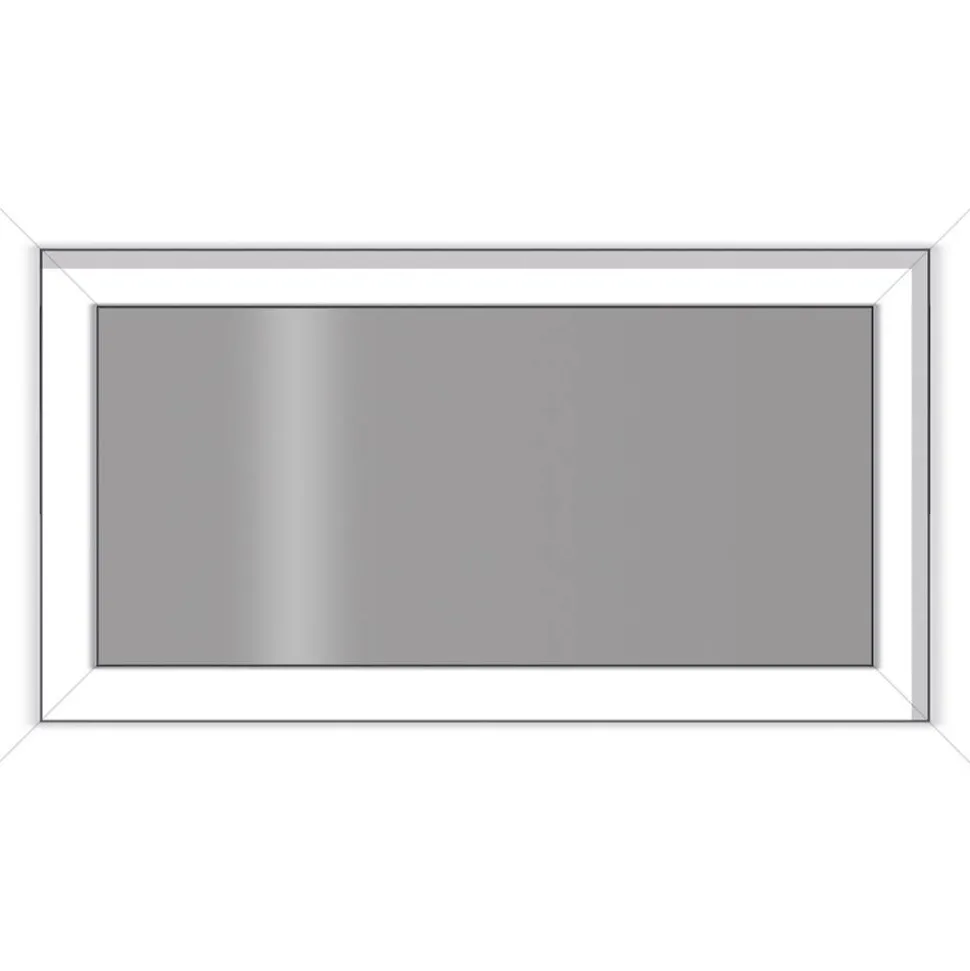 Kunststofffenster weiß 100 x 60 cm, 3-fach Verglasung