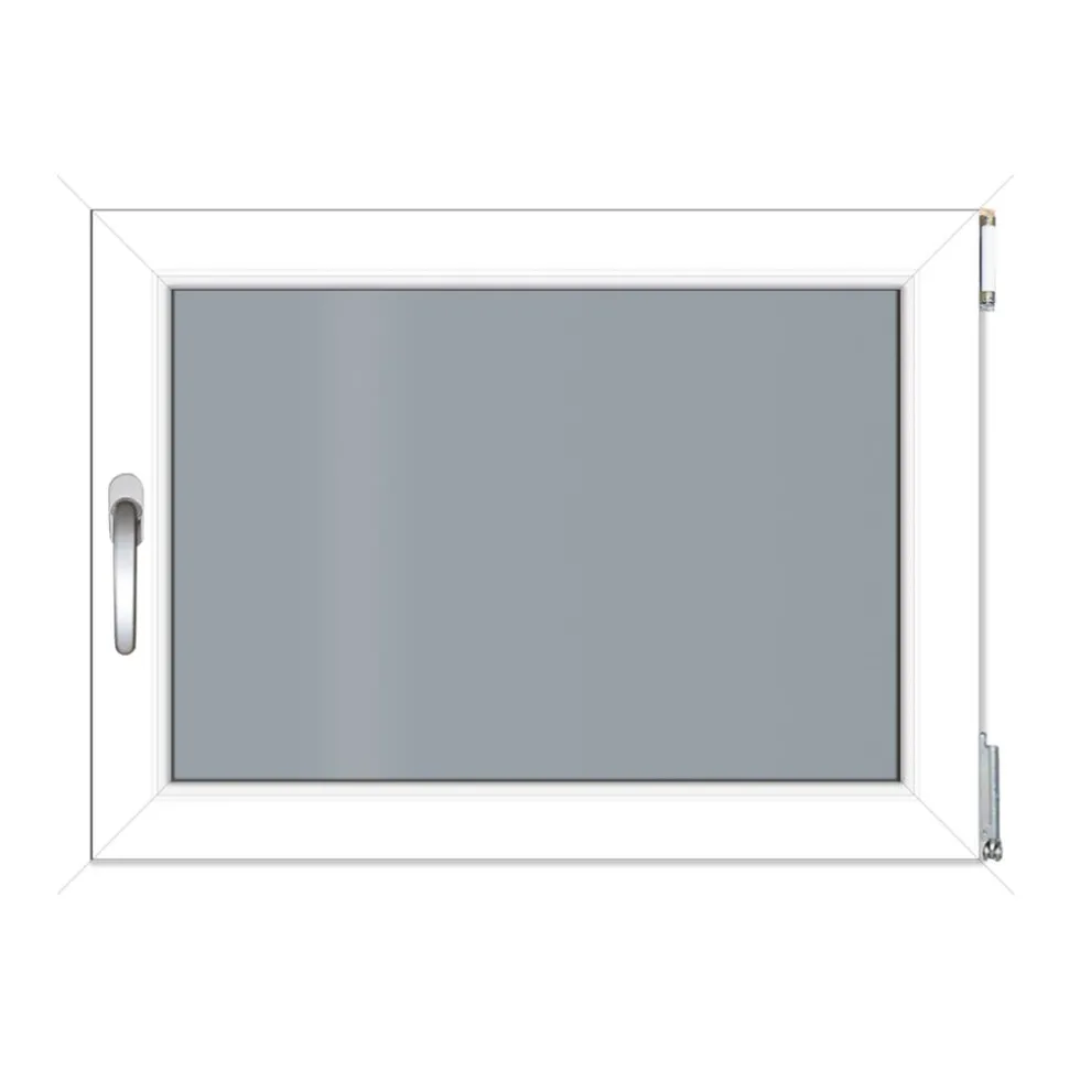 Kunststofffenster 800 x 600 mm weiß DIN rechts