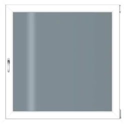 Kunststofffenster 1000 x 1000 mm weiß DIN rechts