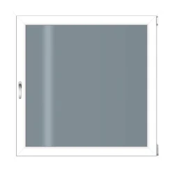 Kunststofffenster 900 x 900 mm weiß DIN rechts
