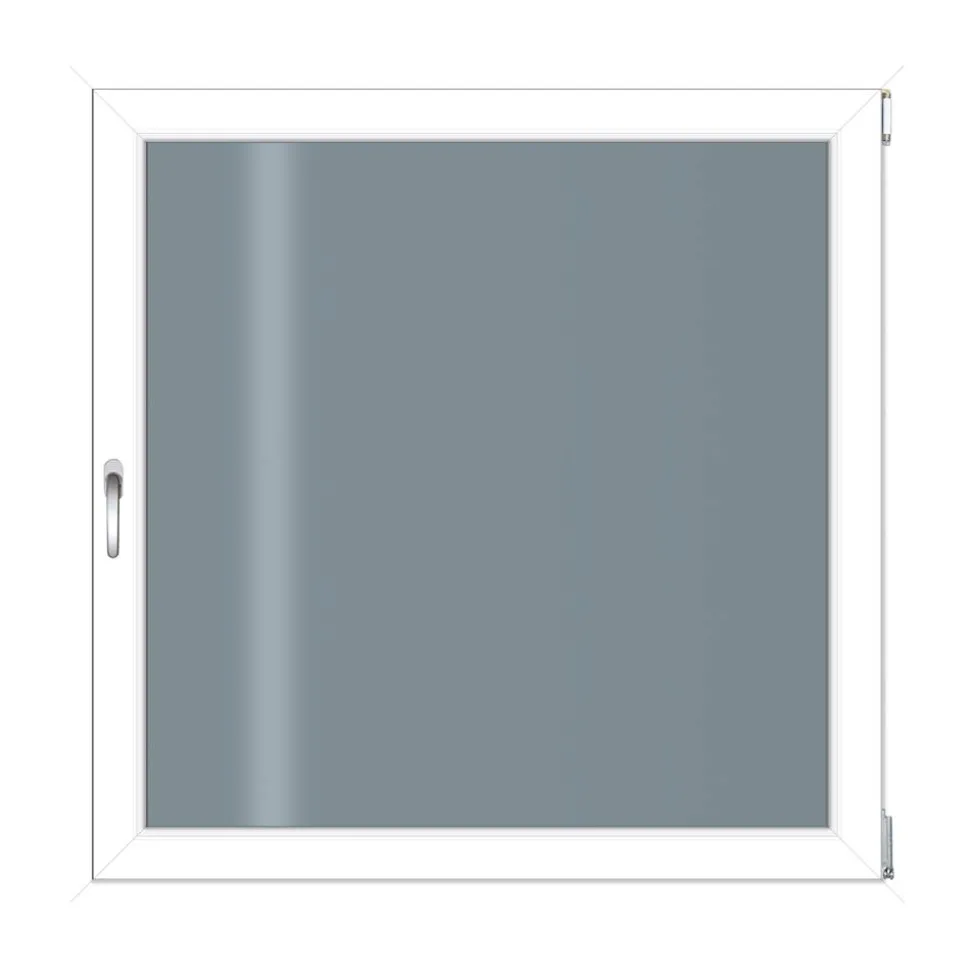 Kunststofffenster 900 x 900 mm weiß DIN rechts