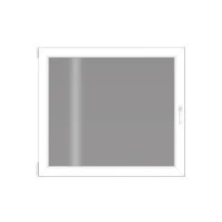 Kunststofffenster 500 x 600 mm weiß DIN links