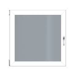 Kunststofffenster 500 x 500 mm weiß DIN links