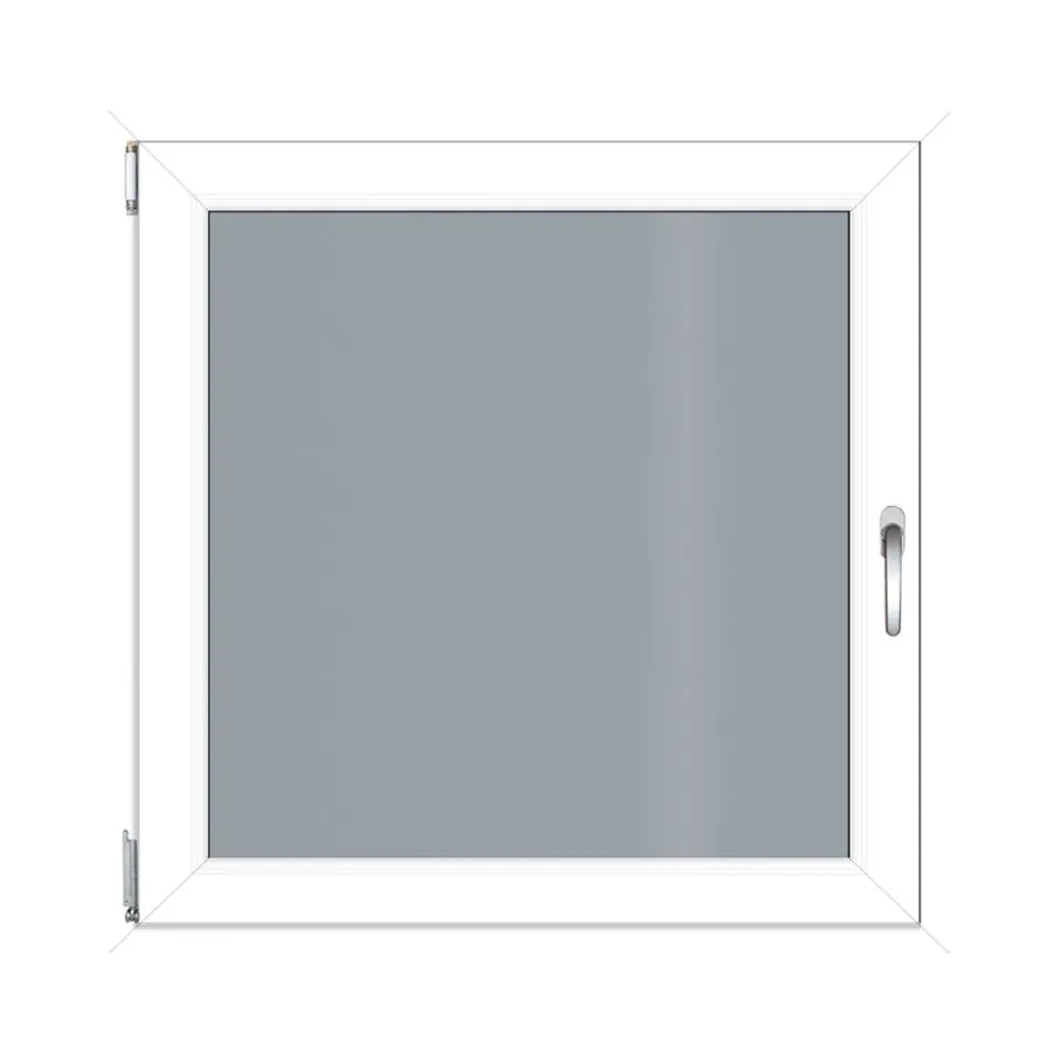 Kunststofffenster 500 x 500 mm weiß DIN links