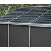 Kunststoff-Gerätehaus 'Rubicon' 237 x 229 cm Polycarbonat dunkelgrau