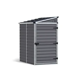 Kunststoff-Gerätehaus 'Skylight' 118 x 175 cm Polycarbonat grau