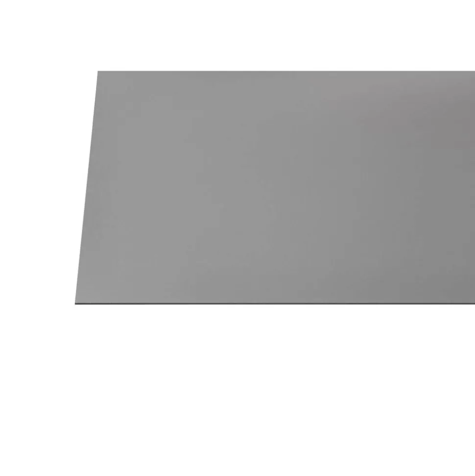 Kunststoffplatte 'Hobbycolor' grau 125 x 50 x 0,3 cm