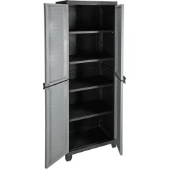 Kunststoffschrank 4 Böden 181 x 65 x 48 cm