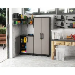 Kunststoffschrank 'Pro' 4 Böden 68 x 173 x 39 cm