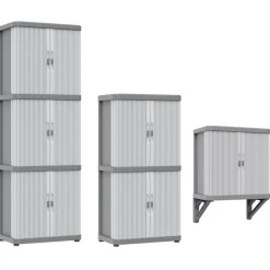 Kunststoffschrank 'Rolling Space' 59 x 115 x 36 cm