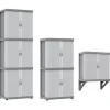 Kunststoffschrank 'Rolling Space' 59 x 170 x 36 cm