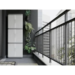 Kunststoffschrank 'Rolling Space' 59 x 170 x 36 cm