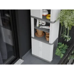 Kunststoffschrank 'Rolling Space' 59 x 170 x 36 cm