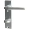 Kurzschildgarnitur 'Florence' Aluminium F1 eloxiert, für Bad/WC
