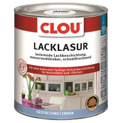 Lacklasur weiß seidenmatt 375 ml
