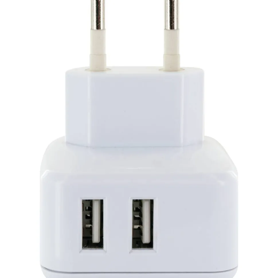Ladeadapter mit 2 USB 2.0 A-Ports 230 V