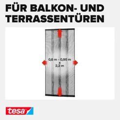 Lamellentür 'Premium' Aluminium teleskopierbar 95 x 220 cm