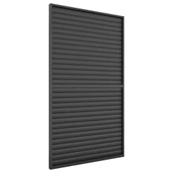 Lamellenwand dunkelgrau 123 x 217,5 cm
