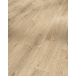 Laminat 'Basic 200' Eiche Nova hell gekälkt 7 mm