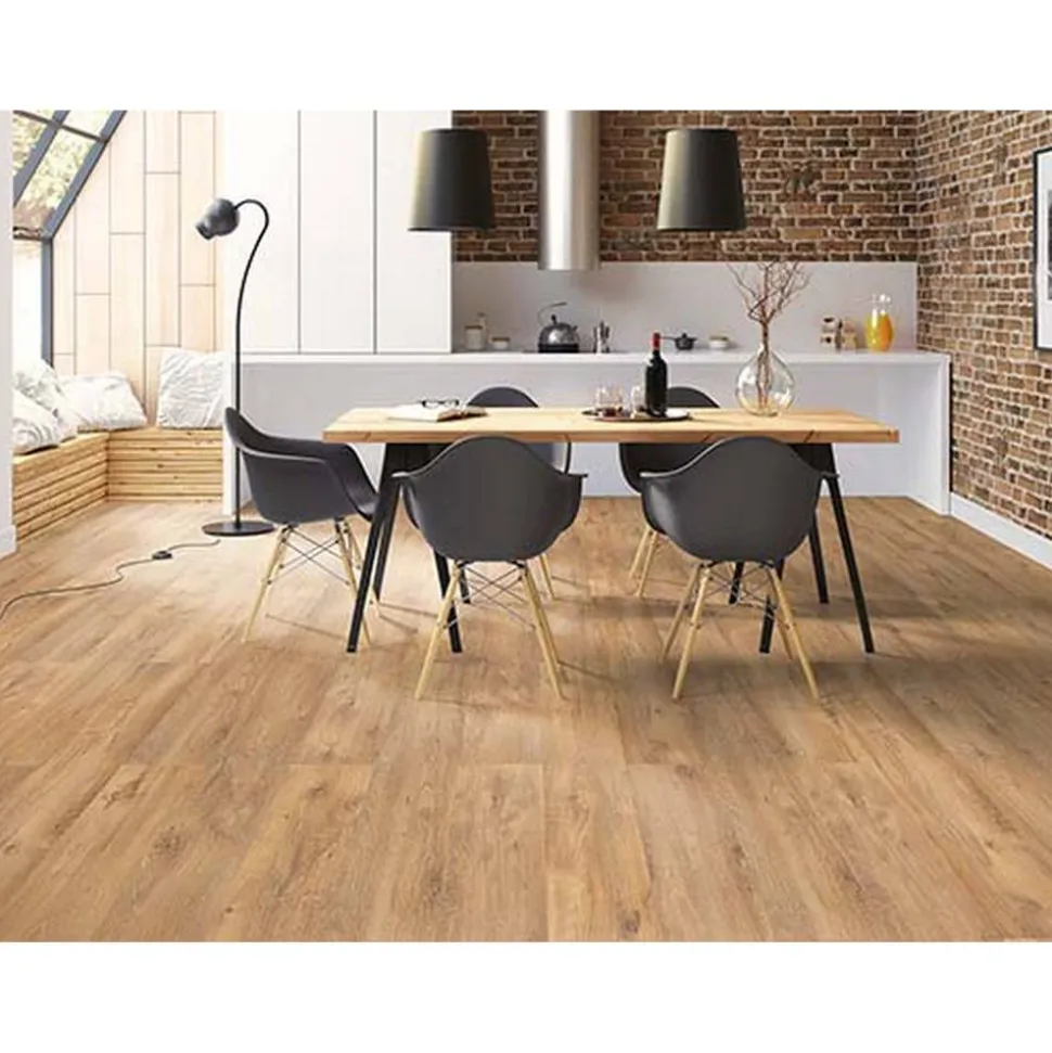 Laminat 'Mediterran' Eiche Helmond eichefarben 7 mm