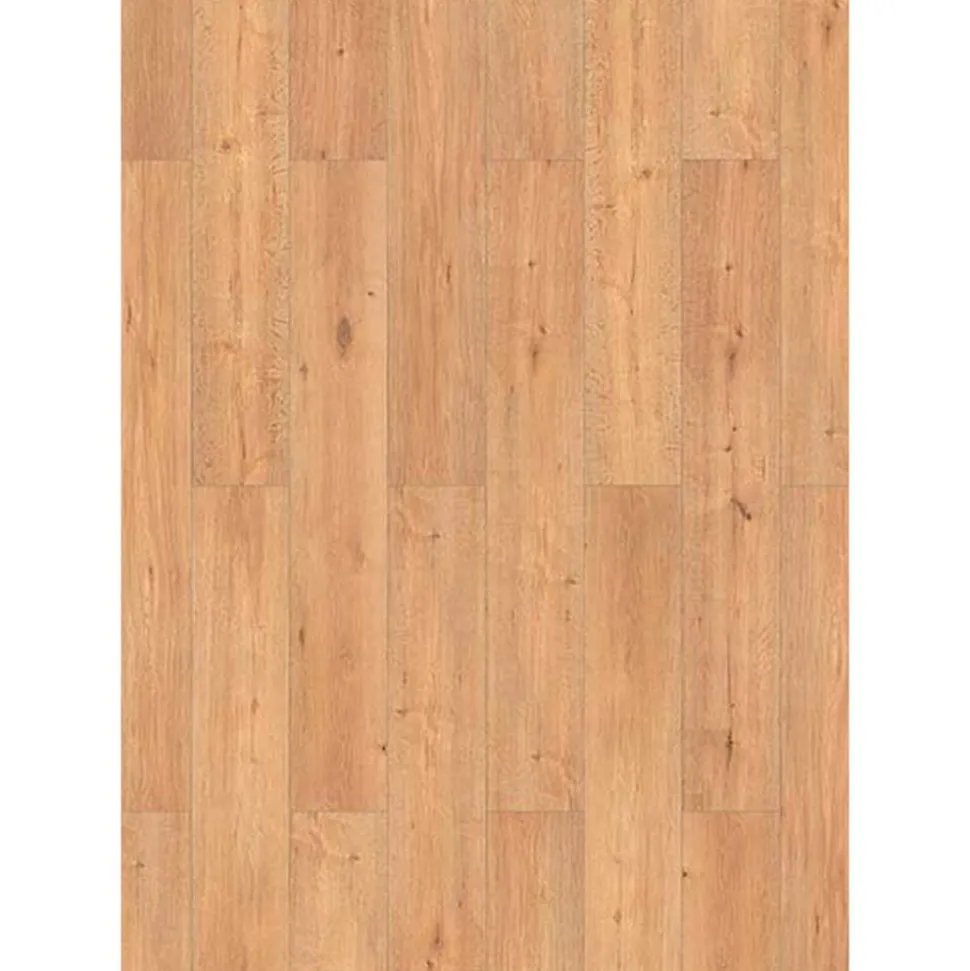 Laminat 'Mediterran 4V' Eiche gehobelt eichefarben 7 mm