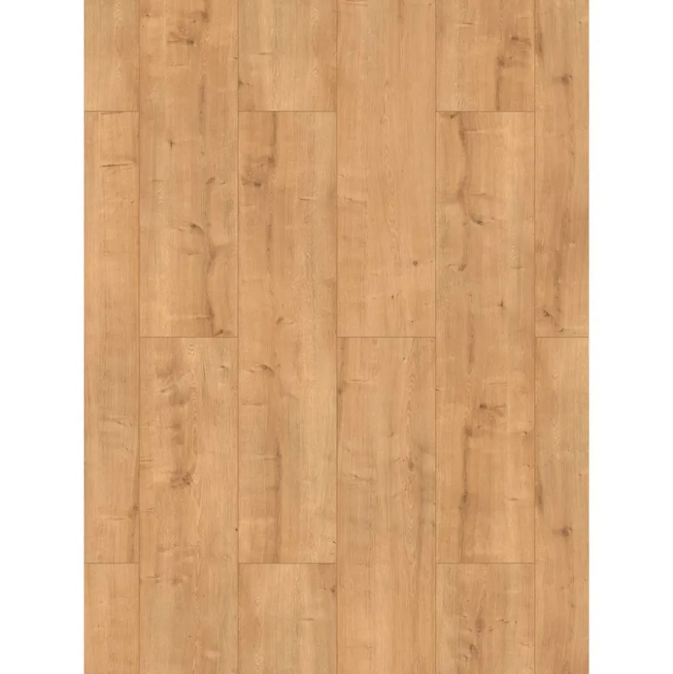 Laminat 'Mediterran XL WR' Burlington Eiche naturfarben wasserresistent 8 mm