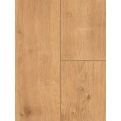 Laminat 'Mediterran XL WR' Burlington Eiche naturfarben wasserresistent 8 mm