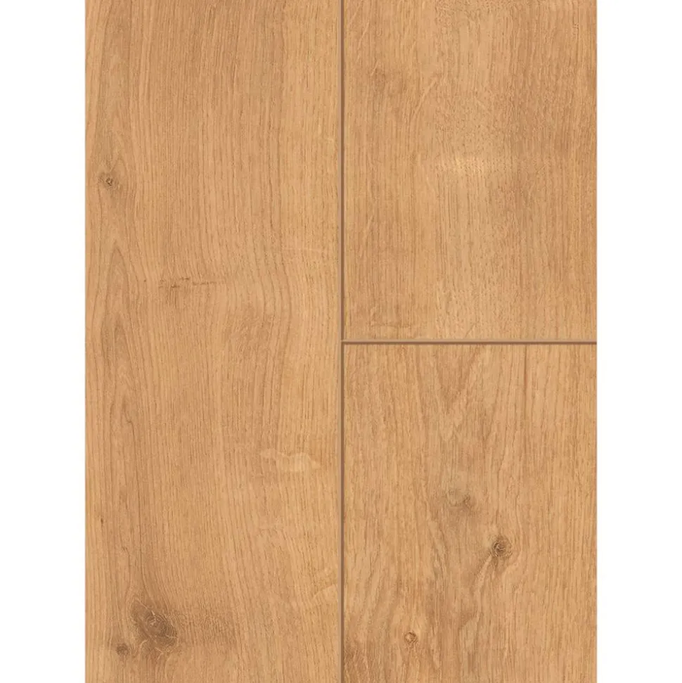 Laminat 'Mediterran XL WR' Burlington Eiche naturfarben wasserresistent 8 mm