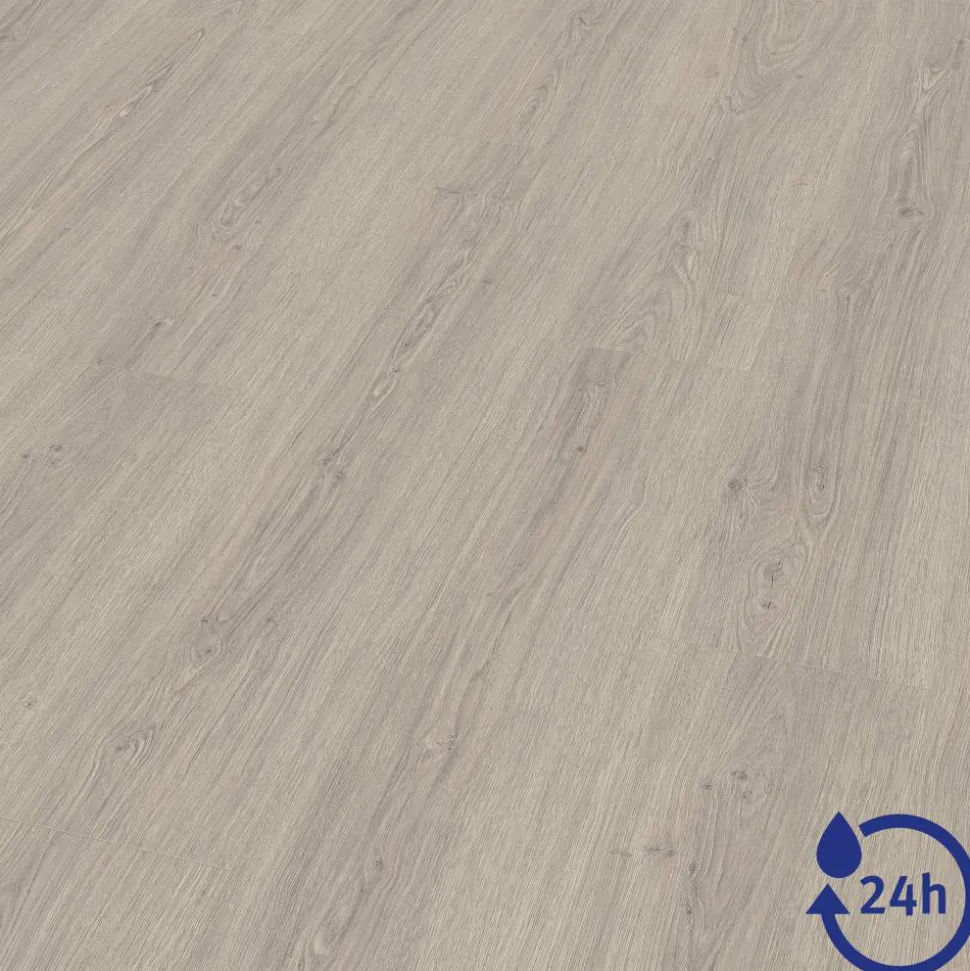 Laminat 'NatureSense Aqua' EL2028 Victoria Eiche hellgrau 8 mm