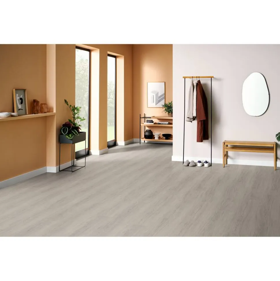 Laminat 'NatureSense Aqua' EL2028 Victoria Eiche hellgrau 8 mm
